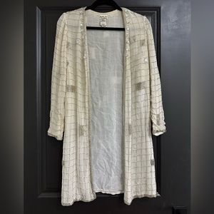 Judith Ann Creations Vintage Pure Silk beaded blazer